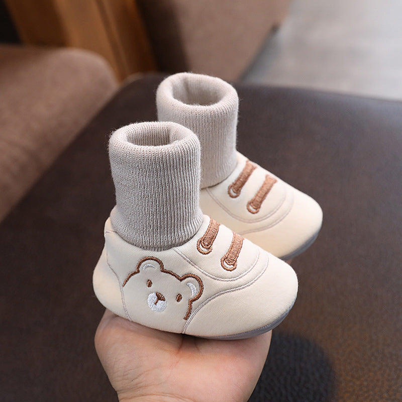 Soft and Comfy Cartoon Baby Socks Shoes
