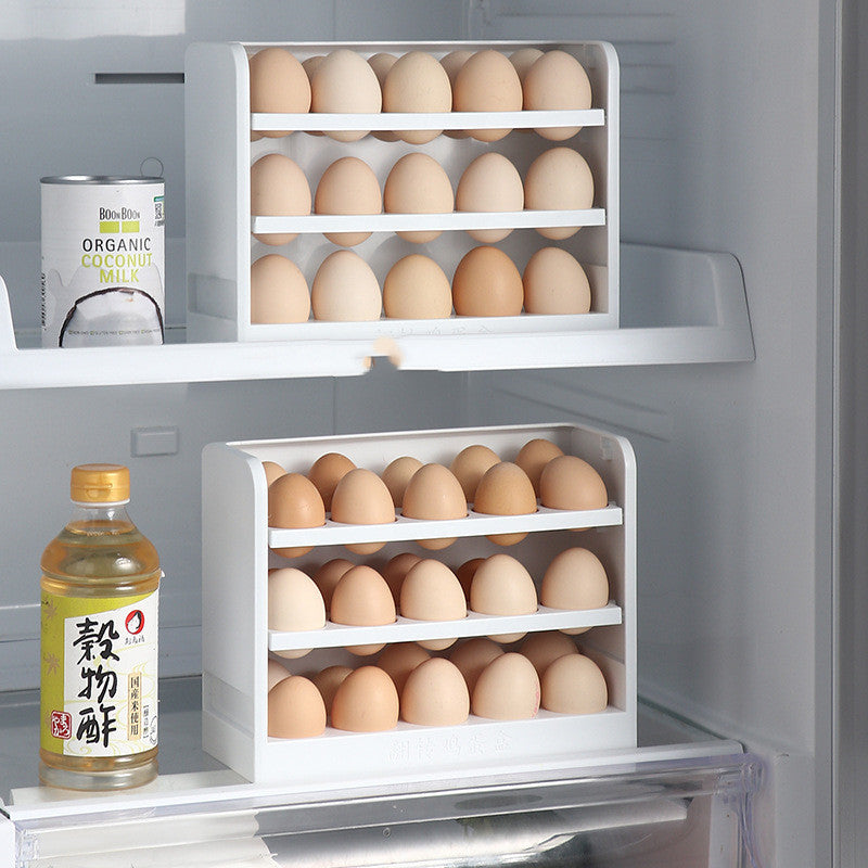 Multi-Layer Practical Egg Fridge Organizer Box