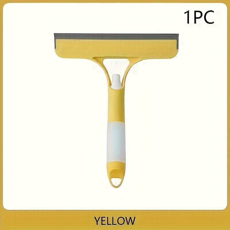 Multifunctional Window Cleaner Wiper with Scraper and Sprayer