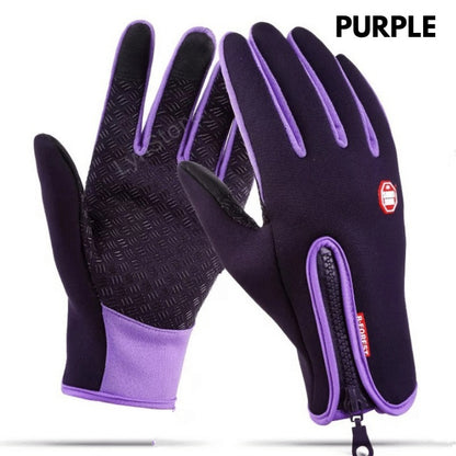 Winter Waterproof Gloves With Fleece