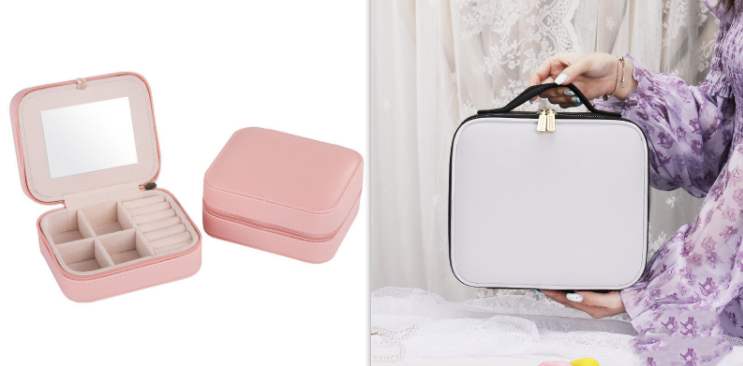 Smart Travel Makeup Bag with LED and Mirror