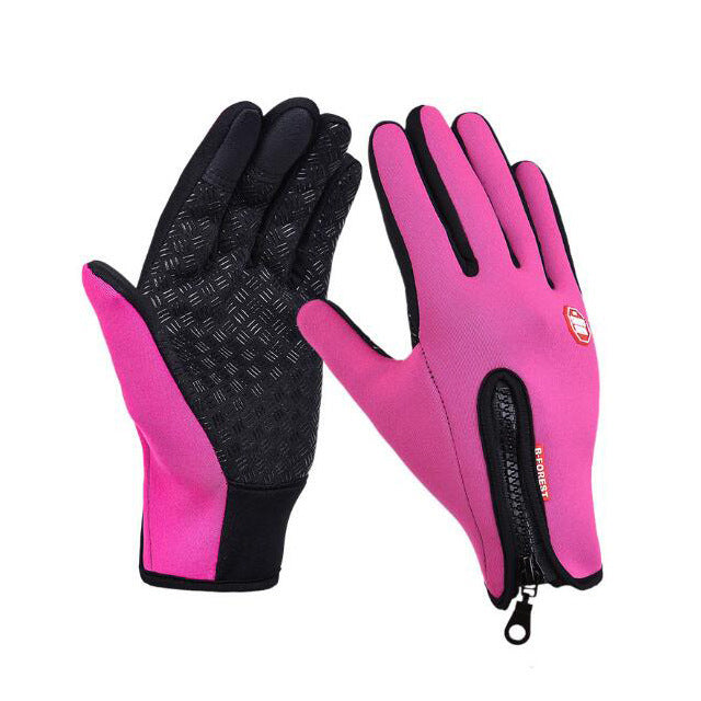 Winter Waterproof Gloves With Fleece