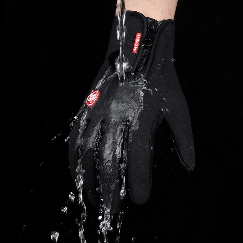 Winter Waterproof Gloves With Fleece