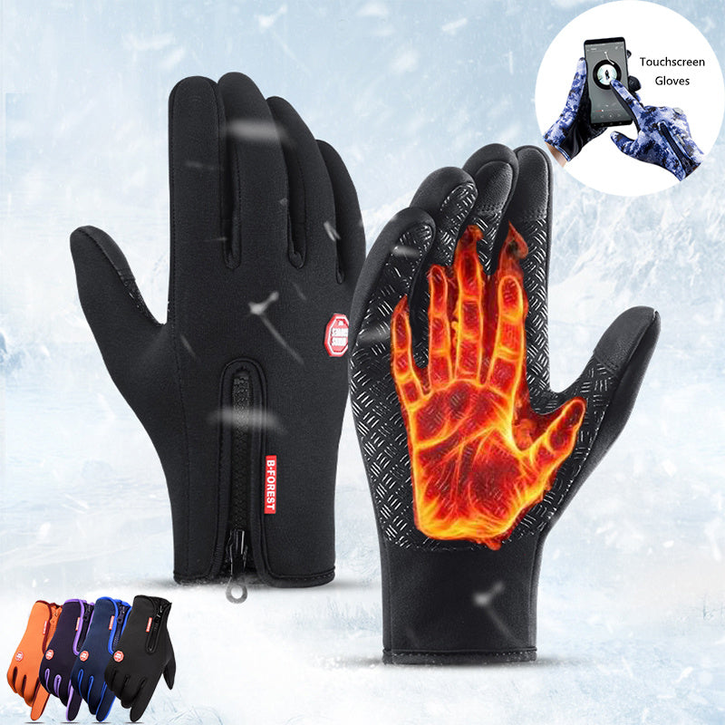Winter Waterproof Gloves With Fleece