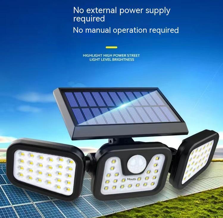 Outdoor Waterproof Solar Wall Lamp for Household