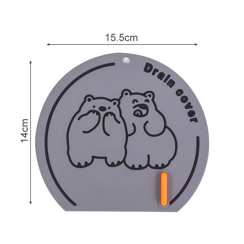 Sink Strainer Water Stopper Anti-Odor Mat
