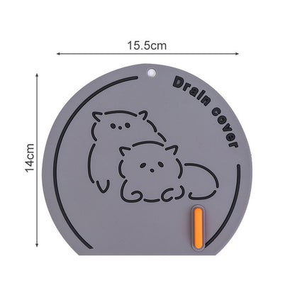 Sink Strainer Water Stopper Anti-Odor Mat