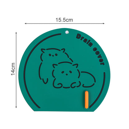 Sink Strainer Water Stopper Anti-Odor Mat