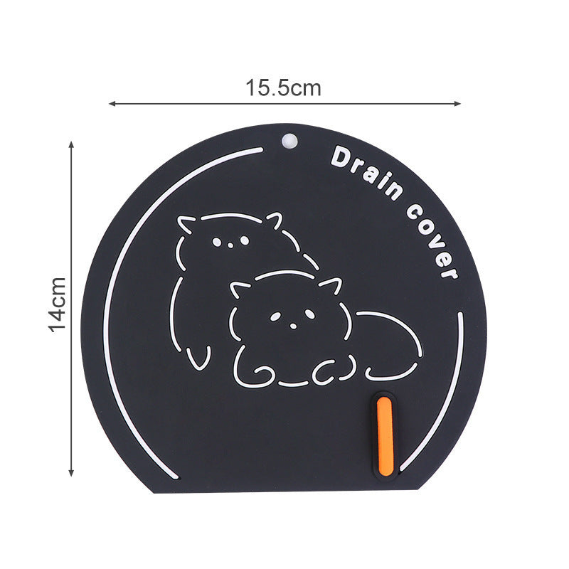 Sink Strainer Water Stopper Anti-Odor Mat
