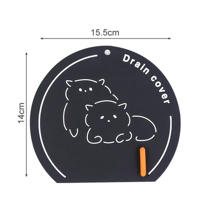 Sink Strainer Water Stopper Anti-Odor Mat