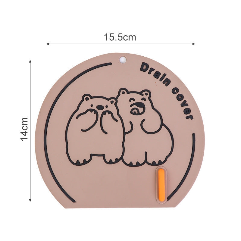 Sink Strainer Water Stopper Anti-Odor Mat