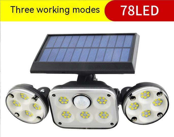 Outdoor Waterproof Solar Wall Lamp for Household