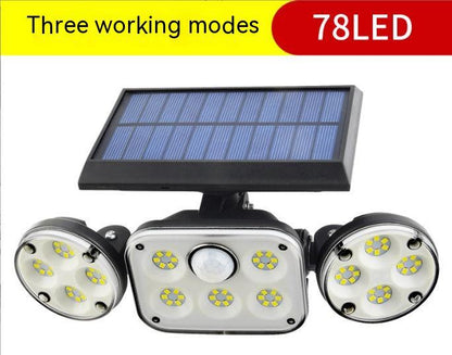 Outdoor Waterproof Solar Wall Lamp for Household