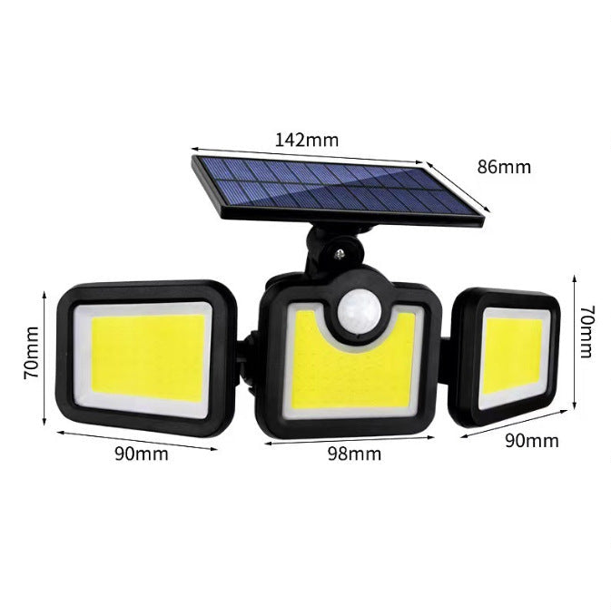 Outdoor Waterproof Solar Wall Lamp for Household