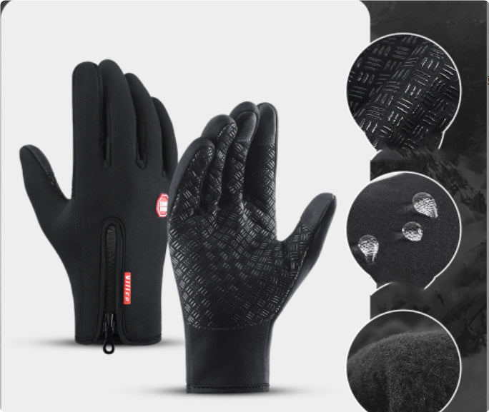 Winter Waterproof Gloves With Fleece